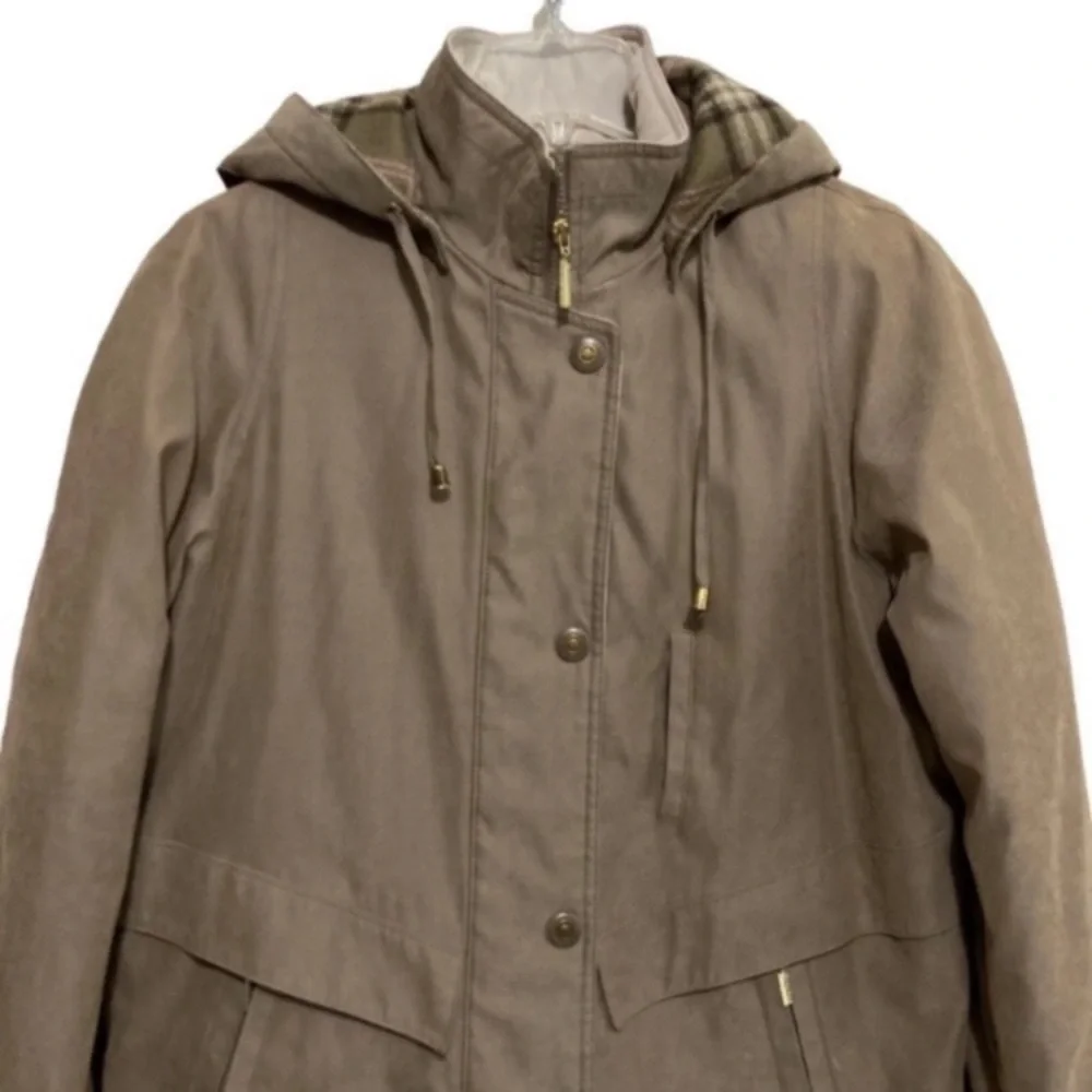 Braetan Winter Coat With Detachable Hood Womens Size Medium Brown
